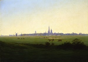 Caspar David Friedrich, Meadows near Greifswald, 1821/22 © Hamburger Kunsthalle/bpk, Foto: Elke Walford