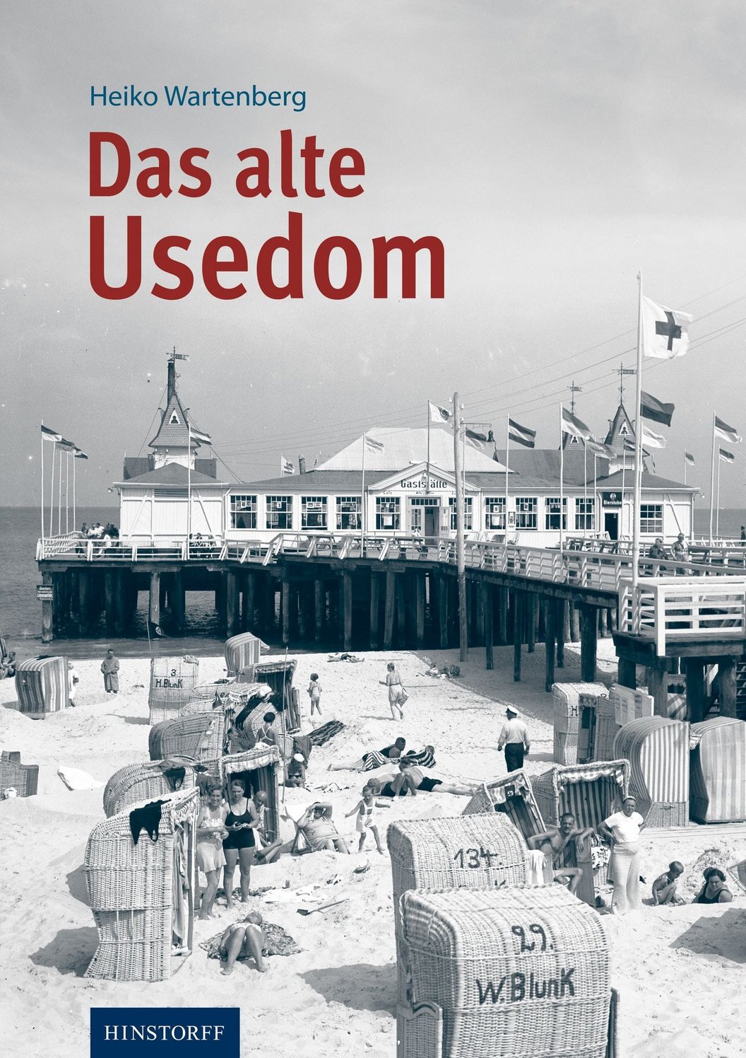 Buchcover mit Strandbild. Hinstorff Verlag