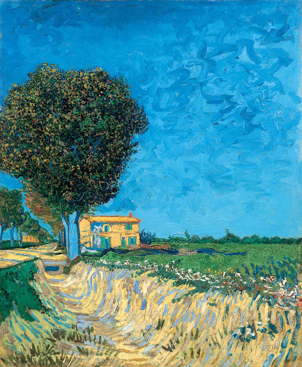 Vincent van Gogh, Allee bei Arles, 1888, Pommersches Landesmuseum 