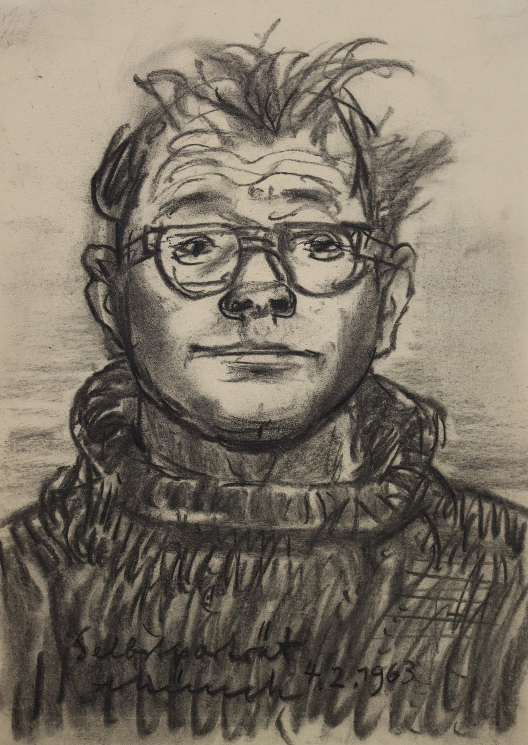 Armin Münch, Selbstporträt, 1963