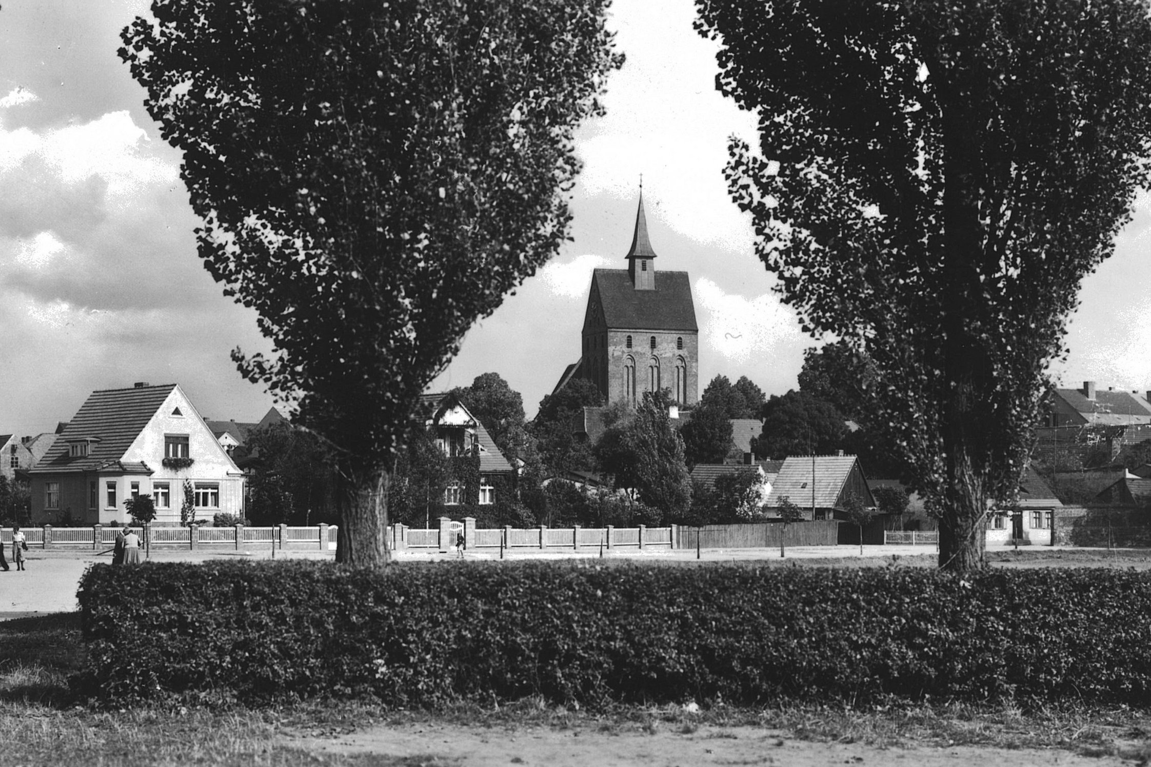 St. Marien in Naugard, etwa 1930/45. Foto: Archiv des Pommerschen Landesmuseums