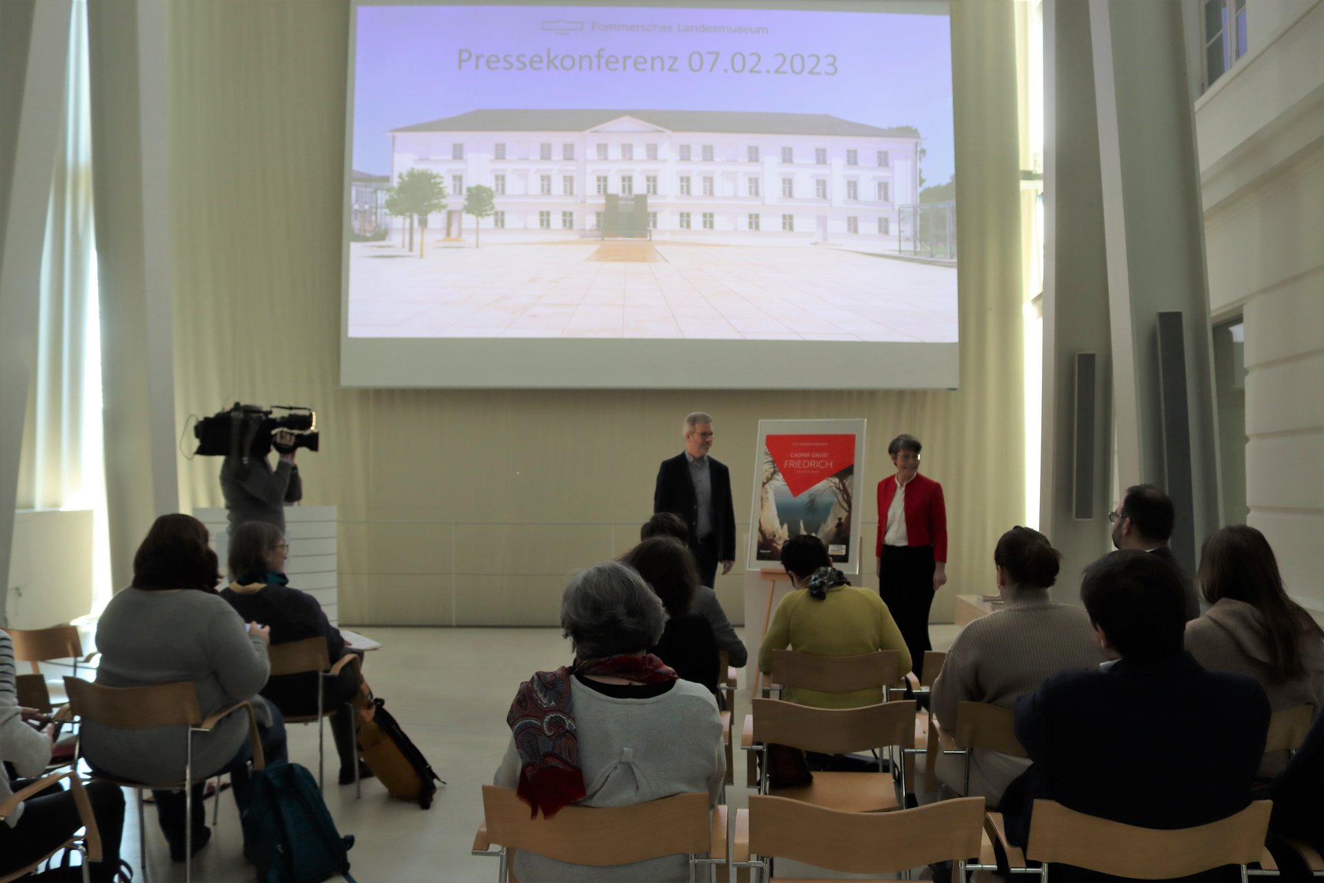 Pressekonferenz: Die Kreidefelsen kommen nach Greifswald! Foto: Henriette Maxin